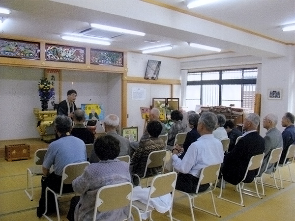 「壮年会」来院の様子